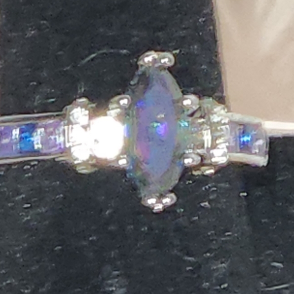 Fire Topaz inspired marquis ring. BEAUTIFUL SIZE 7 (Y21) - Picture 5 of 5